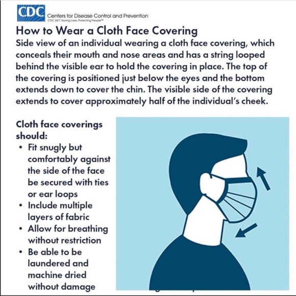 🛍 Cotton 😷 Face mask - Picture 3 of 5